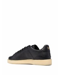 schwarze Leder niedrige Sneakers von Clarks Originals