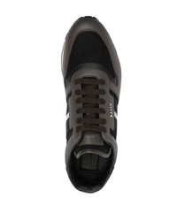 schwarze Leder niedrige Sneakers von Bally