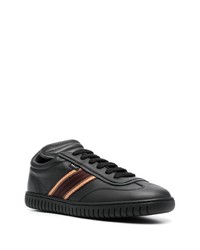 schwarze Leder niedrige Sneakers von Bally