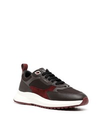 schwarze Leder niedrige Sneakers von Bally