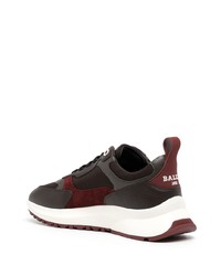 schwarze Leder niedrige Sneakers von Bally