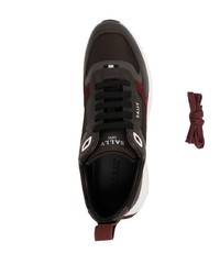 schwarze Leder niedrige Sneakers von Bally