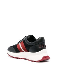 schwarze Leder niedrige Sneakers von Bally