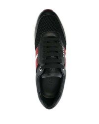 schwarze Leder niedrige Sneakers von Bally