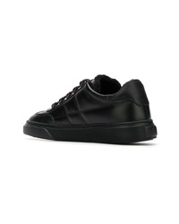 schwarze Leder niedrige Sneakers von Hogan