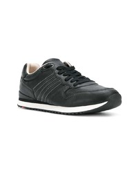 schwarze Leder niedrige Sneakers von Lloyd