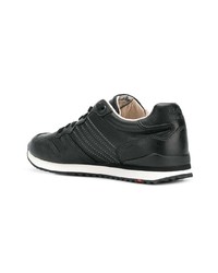 schwarze Leder niedrige Sneakers von Lloyd