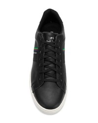 schwarze Leder niedrige Sneakers von Ps By Paul Smith