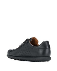 schwarze Leder niedrige Sneakers von Camper