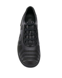 schwarze Leder niedrige Sneakers von Camper