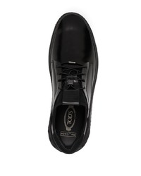 schwarze Leder niedrige Sneakers von Tod's