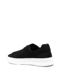 schwarze Leder niedrige Sneakers von Tod's