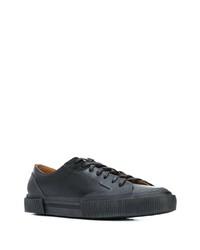 schwarze Leder niedrige Sneakers von Givenchy