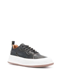 schwarze Leder niedrige Sneakers von Buttero