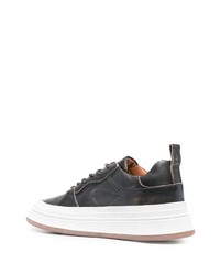 schwarze Leder niedrige Sneakers von Buttero