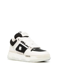 schwarze Leder niedrige Sneakers von Amiri