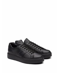 schwarze Leder niedrige Sneakers von Church's