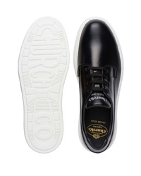 schwarze Leder niedrige Sneakers von Church's