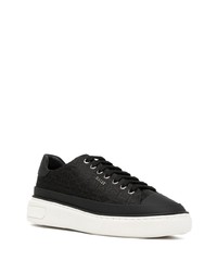 schwarze Leder niedrige Sneakers von Bally