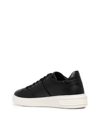 schwarze Leder niedrige Sneakers von Bally