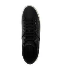 schwarze Leder niedrige Sneakers von Bally