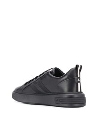 schwarze Leder niedrige Sneakers von Bally