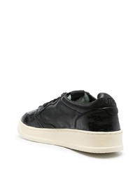 schwarze Leder niedrige Sneakers von AUTRY