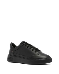 schwarze Leder niedrige Sneakers von Bally