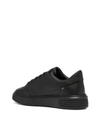 schwarze Leder niedrige Sneakers von Bally