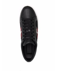 schwarze Leder niedrige Sneakers von Bally