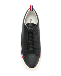 schwarze Leder niedrige Sneakers von Champion