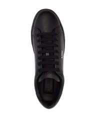 schwarze Leder niedrige Sneakers von Bally