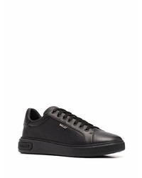 schwarze Leder niedrige Sneakers von Bally