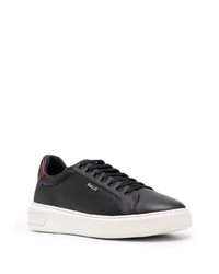 schwarze Leder niedrige Sneakers von Bally