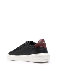 schwarze Leder niedrige Sneakers von Bally