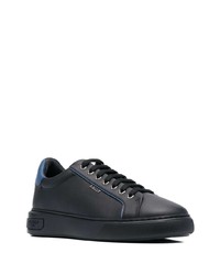 schwarze Leder niedrige Sneakers von Bally