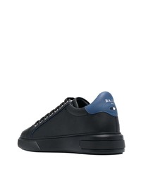 schwarze Leder niedrige Sneakers von Bally