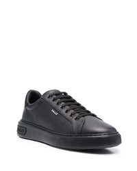 schwarze Leder niedrige Sneakers von Bally