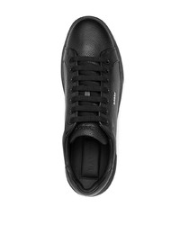 schwarze Leder niedrige Sneakers von Bally