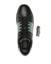 schwarze Leder niedrige Sneakers von Bally