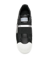 schwarze Leder niedrige Sneakers von MOA - Master of Arts