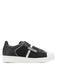 schwarze Leder niedrige Sneakers von MOA - Master of Arts