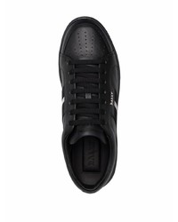 schwarze Leder niedrige Sneakers von Bally