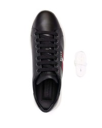 schwarze Leder niedrige Sneakers von Bally