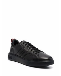 schwarze Leder niedrige Sneakers von Bally