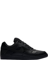 schwarze Leder niedrige Sneakers von Nike SB