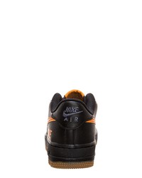 schwarze Leder niedrige Sneakers von Nike Sportswear