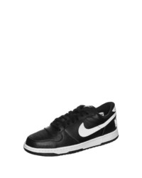 schwarze Leder niedrige Sneakers von Nike Sportswear