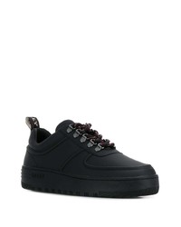 schwarze Leder niedrige Sneakers von Bally