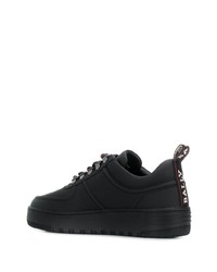 schwarze Leder niedrige Sneakers von Bally